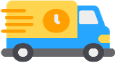 Logo truck delivery